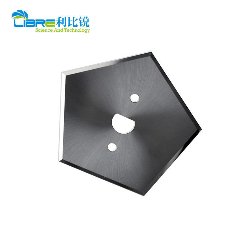 HRA89 경도 텅스텐 카바이드 오각형 칼날, 산업용 슬리터 블레이드용 양면 5개 절단 날 40.9mm