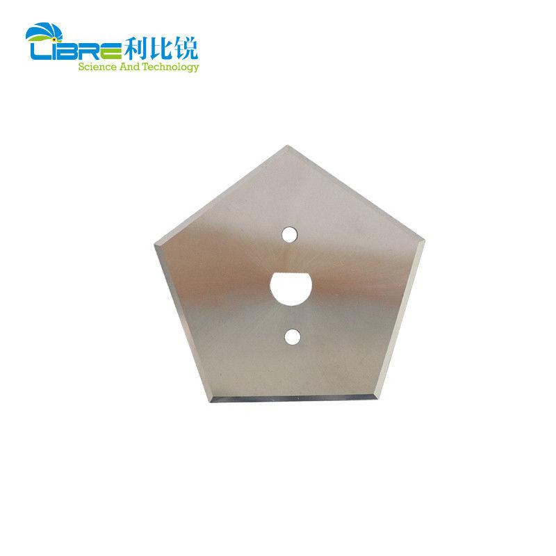 5 개의 절단 가장자리와 66.9mm 길이의 산업 슬리터 블레이드와 함께 텅스텐 탄화탄 펜타곤 블레이드