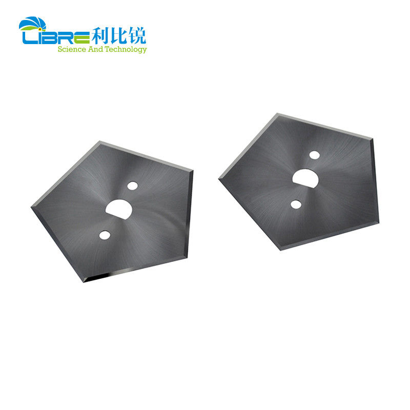 5 개의 절단 가장자리와 66.9mm 길이의 산업 슬리터 블레이드와 함께 텅스텐 탄화탄 펜타곤 블레이드