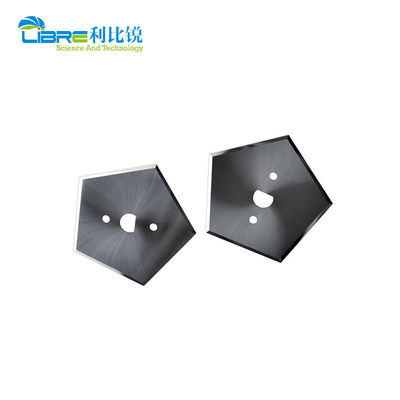 HRA89 경도 텅스텐 카바이드 오각형 칼날, 산업용 슬리터 블레이드용 양면 5개 절단 날 40.9mm